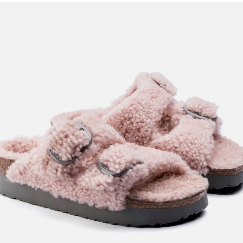 Arizona Big Buckle Birkenstocks Teddy Sandal
